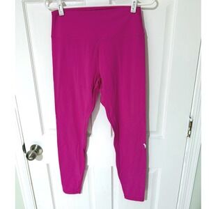 Wild South Womens High Waisted Leggings Magenta Pink Yoga Pants Size XL